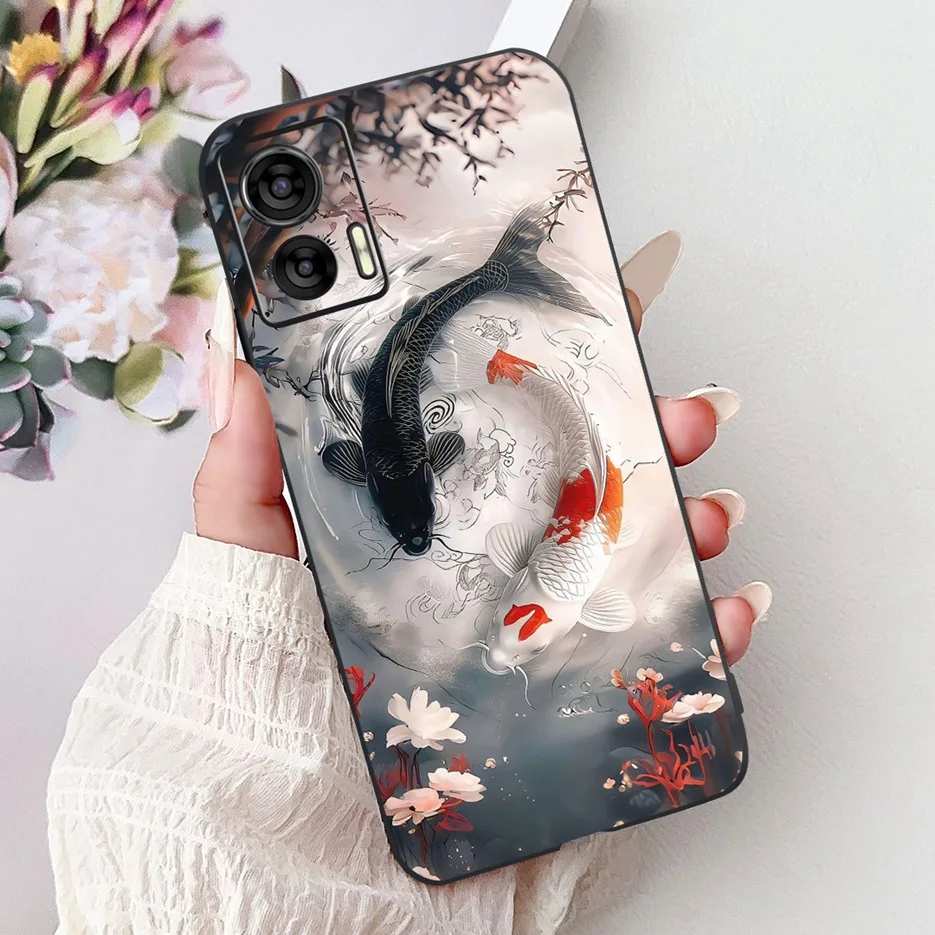 Cute Painted Shockproof Phone Case for Motorola Edge 30 Neo - Soft Protective Cover