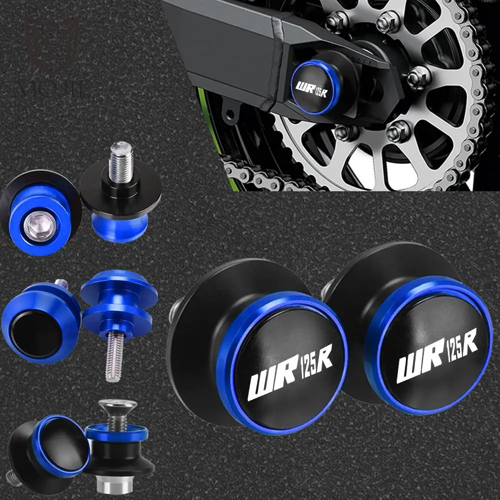 

FOR YAMAHA WR125R WR 125 R 2012 2013 2014 2015 2016 Motorcycles WR125 R WR 125R 6MM Swingarm Spools Rear Stand Screws Sliders