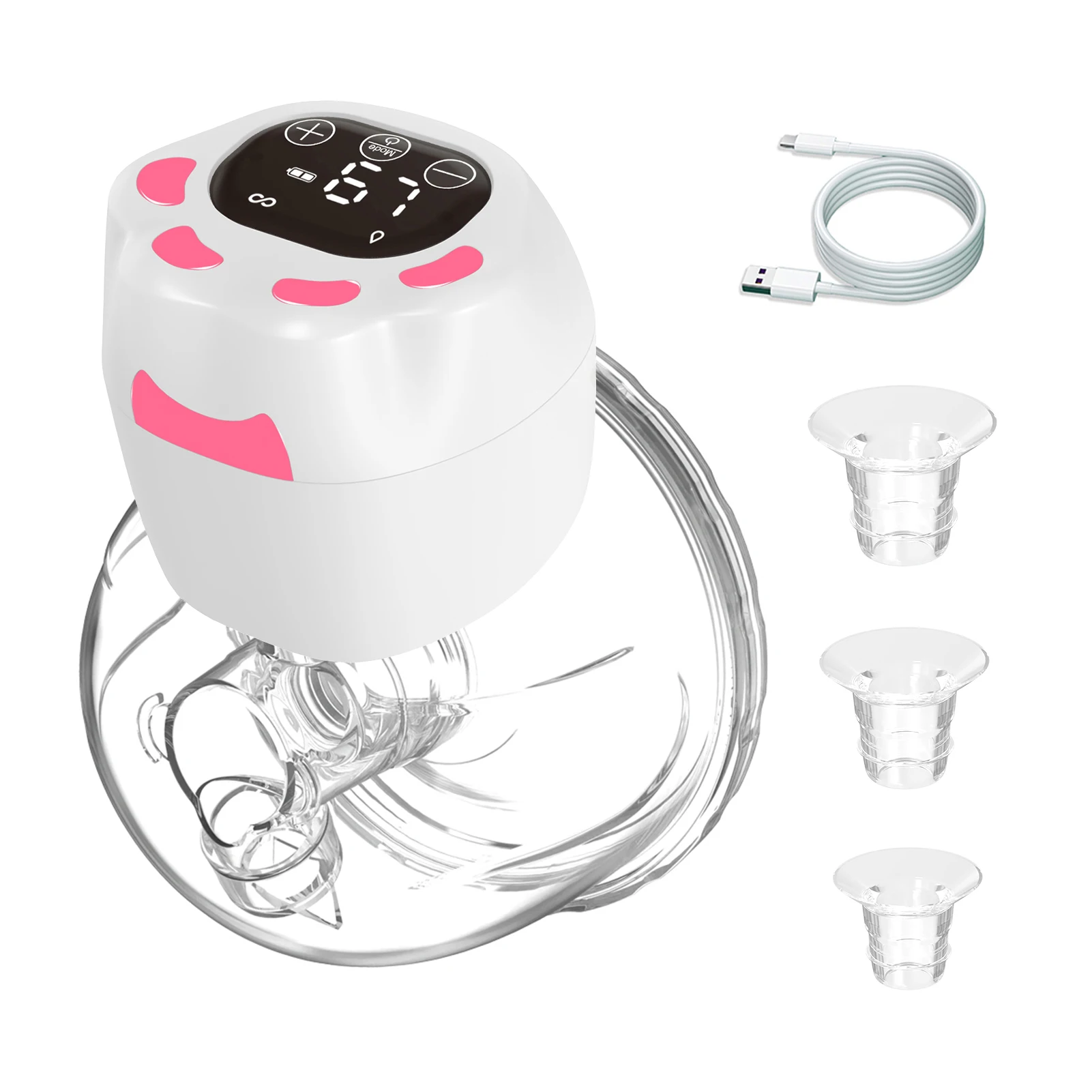 Tire-lait Portable, Tire-lait Lectrique Mains Libres Intelligent Portable  Pour L'allaitement, Avec 2 Modes 9 Niveaux (21mm 24mm)