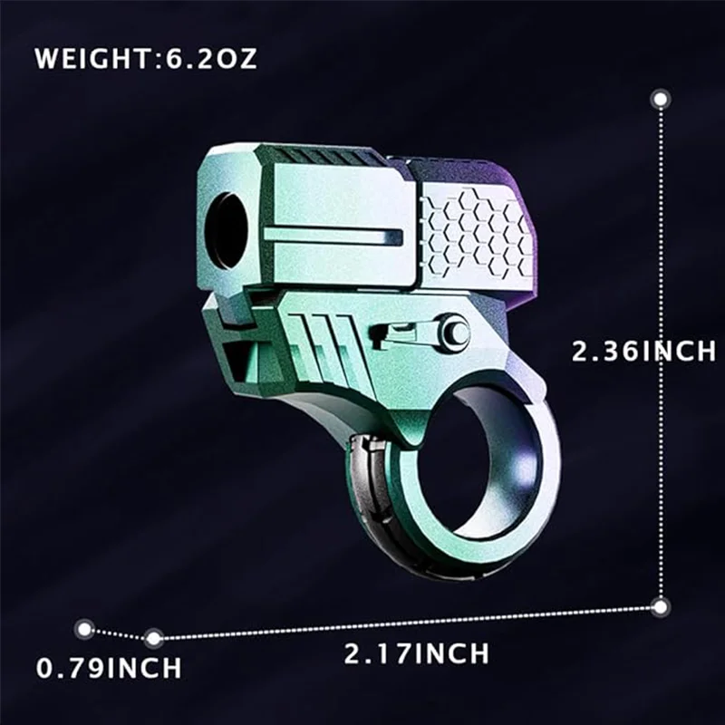 Decompression EDC Launcher Model Ring Fingertip Launcher One-Click Eject Fidget Ring Stress Relief Fidget Sensory Toys For Kids fidget toy,sensory fidget toy