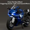 1:12 Scale Yamaha R1 Motorcycle Alloy Car Toys Metal Diecasts Motorcycles Model with Light and Sound Vehicle for Children Gifts 3
