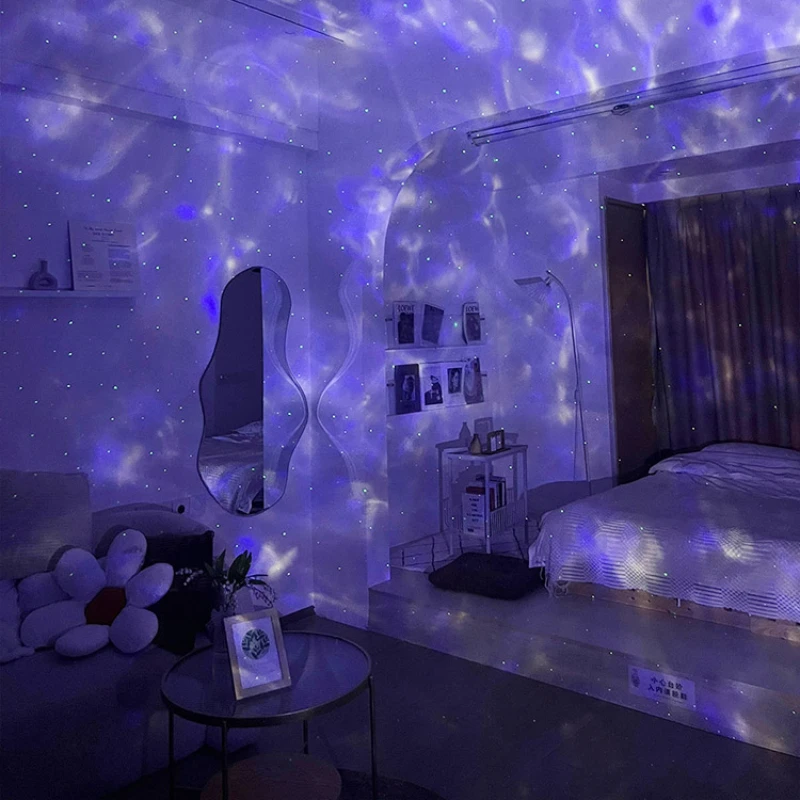 

Tattoo starry sky projector, starry atmosphere lamp, bedroom mood, bluetooth sound