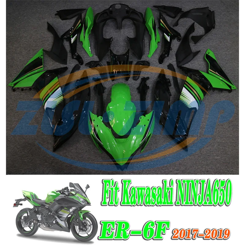

Обтекатель для мотоцикла на весь корпус для Kawasaki NINJA 650 ER-6F 2017-2018-2019, Обложка для кузова с полным покрытием, внешние аксессуары