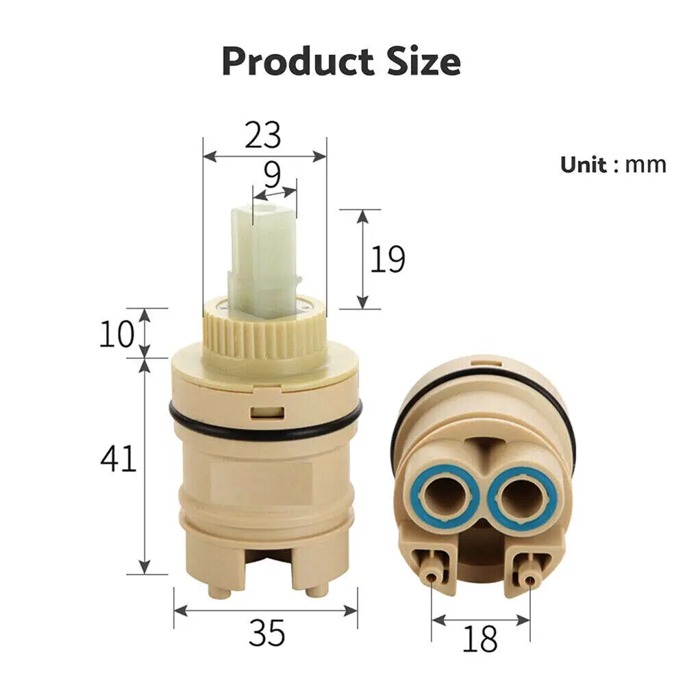 Tap Mixing High spool Valve 35mm Faucet Accessories Ceramic Cartridge Faucet Cartridge Mixer for Kitchen Bath Basin Shower 1pc faucet cartridge