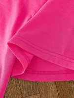 Vêtements pour enfants Robe T-shirt longue à manches courtes pour filles Ins Moyen et grand Licorne arc-en-ciel pour enfants Dessin animé créatif imprimé Col rond Robe T-shirt décontractée à manches courtes Convient aux filles âgés de 4 à 12 ans 4