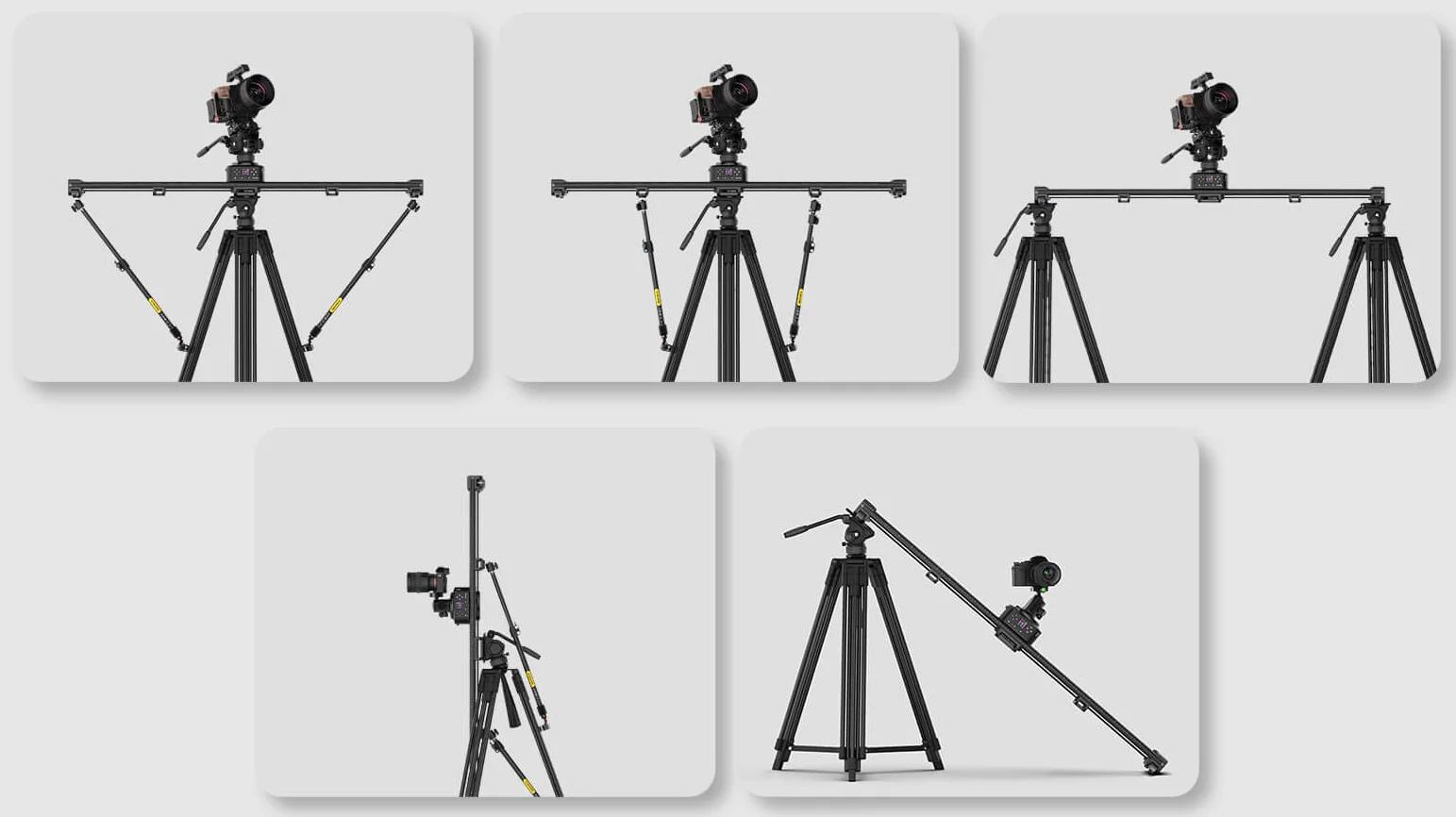 Zeapon AXIS 80Pro 100Pro 120Pro Multi-axis Motorized Slider Carbon Fiber Camera