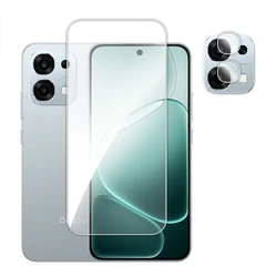 Full Glue Clear Tempered Glass Screen Protector with Lens Film for OPPO A6 Max (1 Glass and 1 Lens)