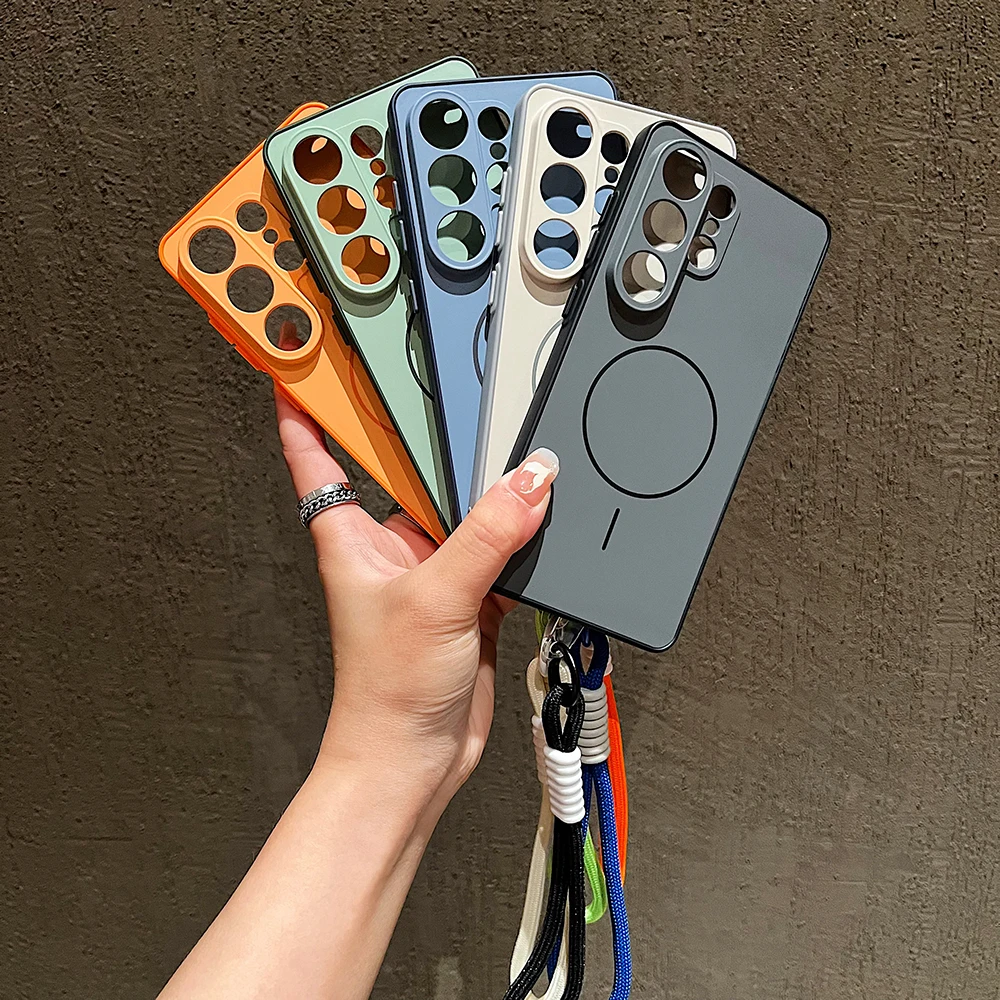 Magnetic Wireless Charging Case for Samsung Galaxy Ultra Series