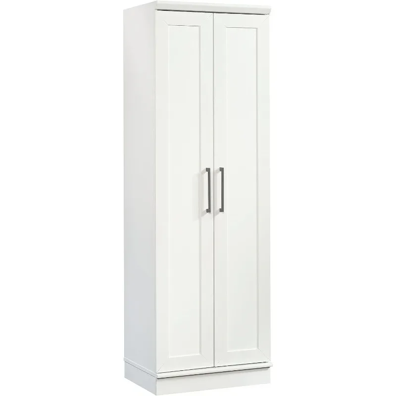 

Sauder HomePlus Storage Pantry cabinets, L: 23.31" x W: 17.01" x H: 70.91", Soft White finish