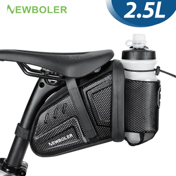 NUOVA borsa da sella per bicicletta impermeabile borse laterali per bici da strada MTB borsa per bottiglia d'acqua per bicicletta borsa porta attrezzi accessori MTB