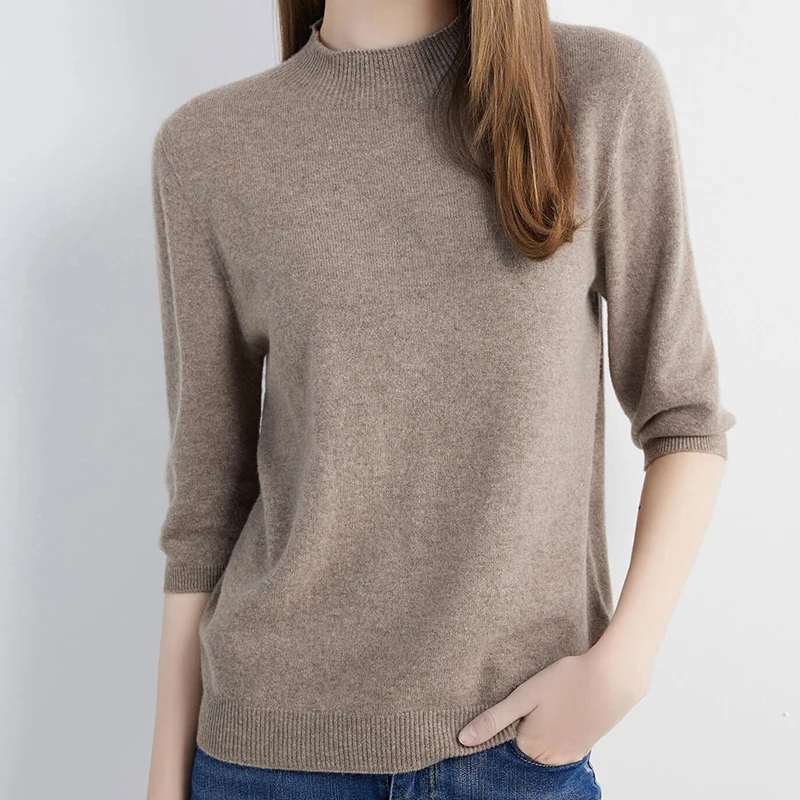 Damen Pullover 100 Wolle