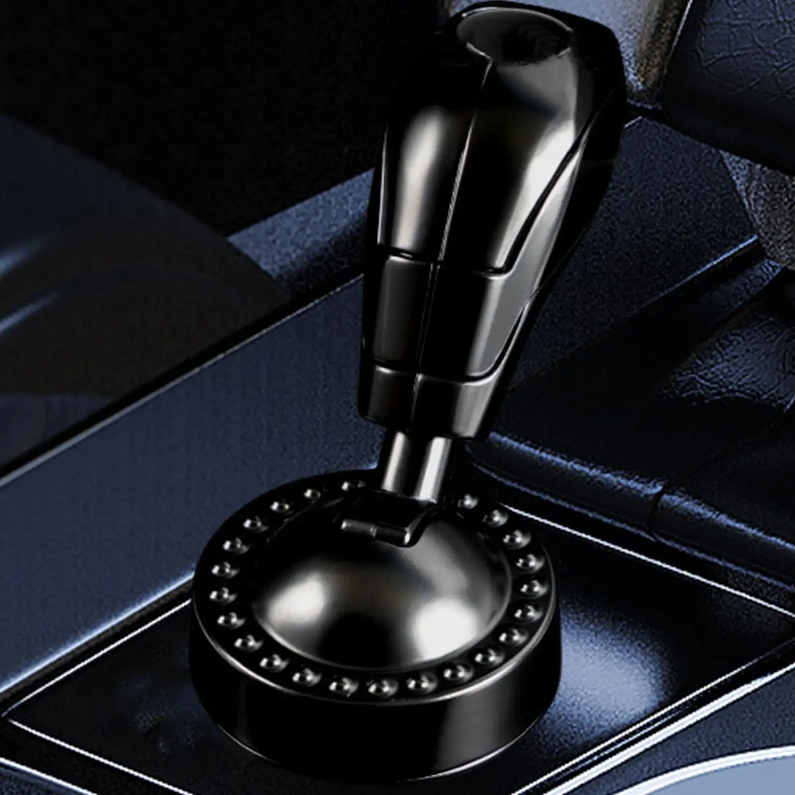 Sleek Metal Engine Start Button Cover - Stylish Car Interior Accessory
