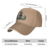 Veterans Owned EOD Badge Hat Baseball Cap Duck Tongue Cap Adult Sandwich Hat Natural 3
