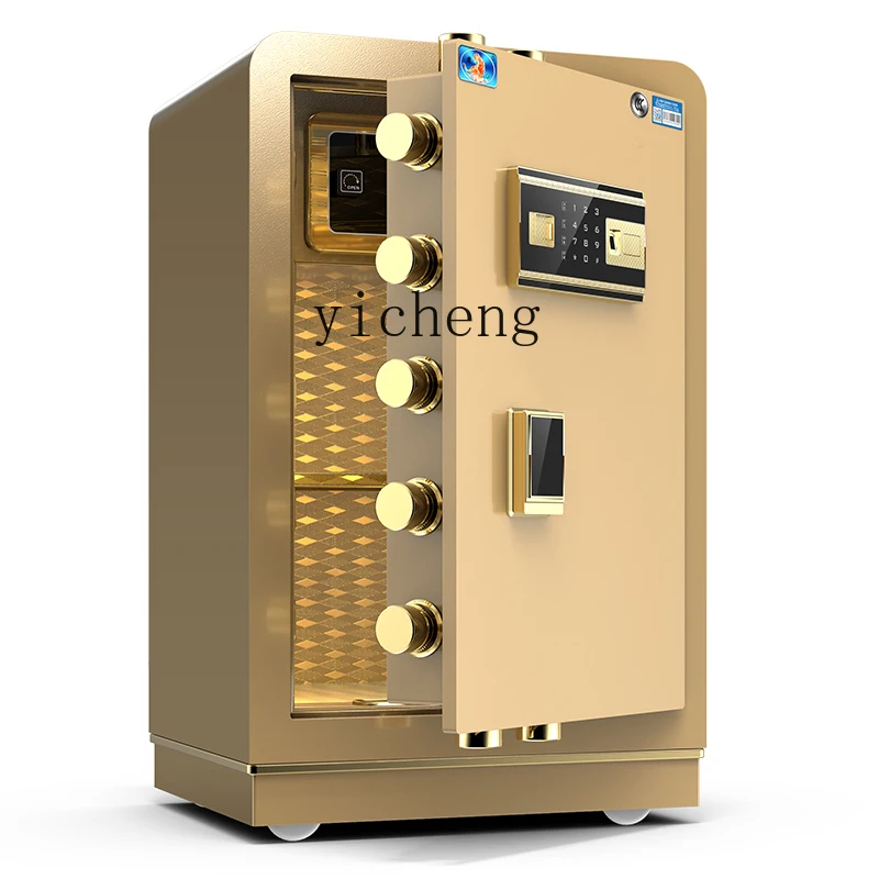 

Zc Safe All-Steel Household Small Wifi Monitoring 70/80cm Fingerprint Office Password Safe Box