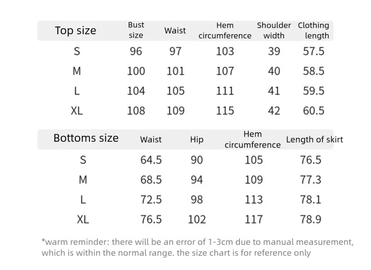 Size guide