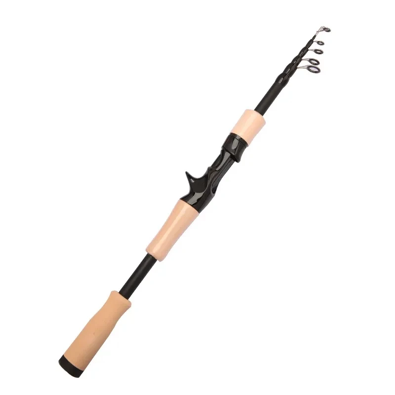 thumbnail image 1 of Caña de lanzamiento giratoria ultraligera para trucha, lubina, caña de pescar Jigging con señuelo de punta sólida, línea de 8-25g, pesca telescópica rápida de 4-10lb, 1 of 5