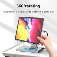 4K 60Hz Type C Docking Station Aluminum Alloy Laptop Stand USB3.0 PD RJ45 HDMI USB Hub 9 in 1 Adapter Dock for Laptop Tablet 2
