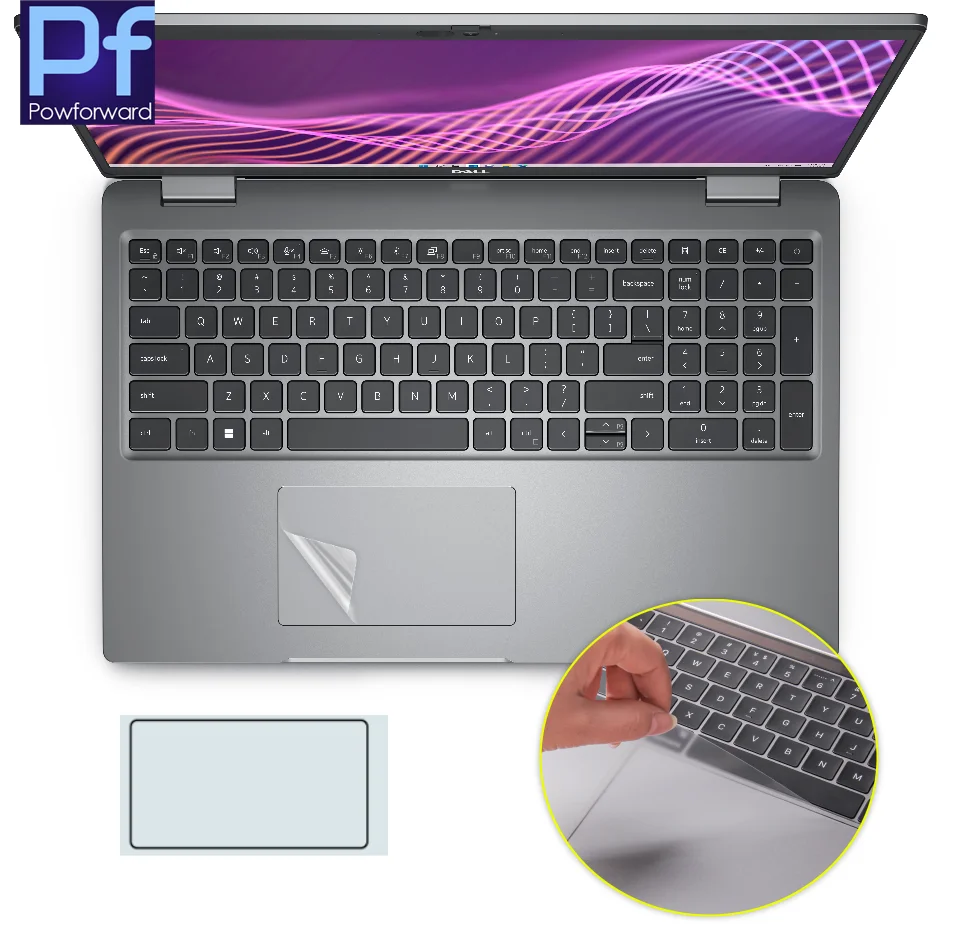 2PCS Matte Touchpad Protective Film Sticker For Dell Latitude 5540 E5540 precision 5540 XPS 15 7590