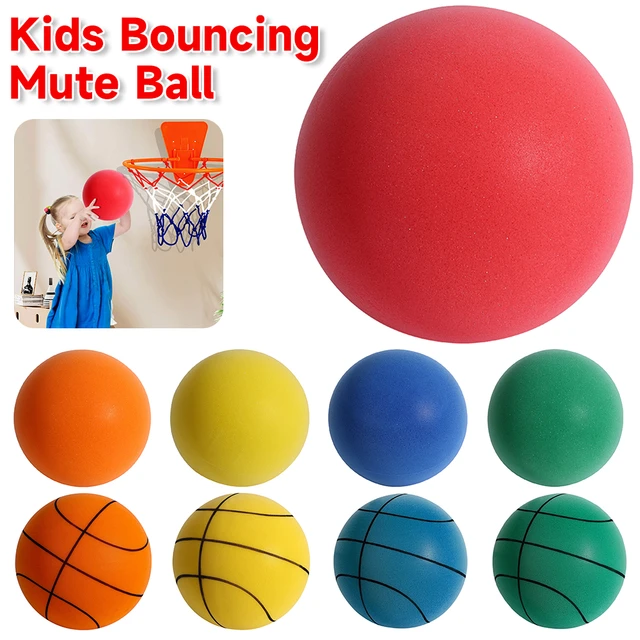 18/21/24CM Kids Bouncing Mute Silent Basketball 3/5/7 Indoor Silent Ball  Foam Noiseless Basketball Ball Soccer Accessories Toy - AliExpress