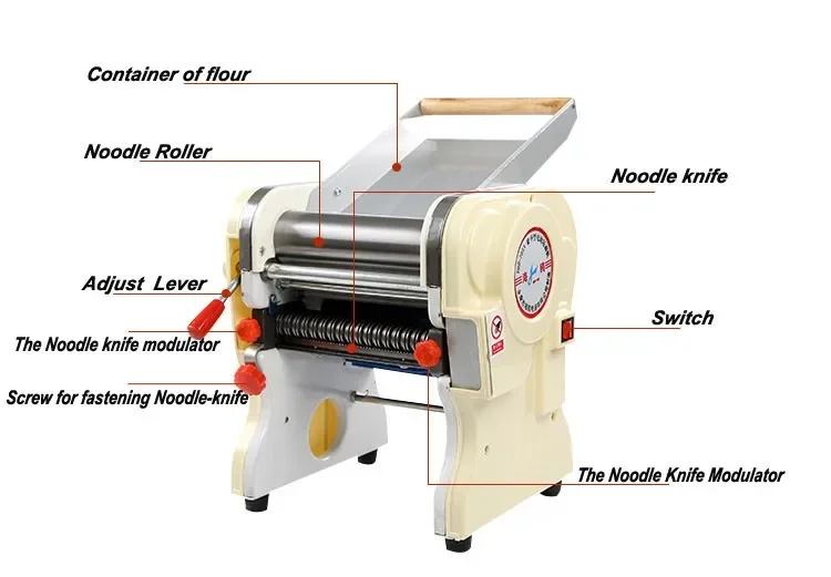 DHH 200C italian house hold electric noodle maker machine products