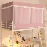 Rideau de lit superposé occultant pour chambre de dortoir, protection anti-moustiques pour lit supérieur et inférieur, rideau de baldaquin pour la décoration de la chambre à coucher à la maison 3