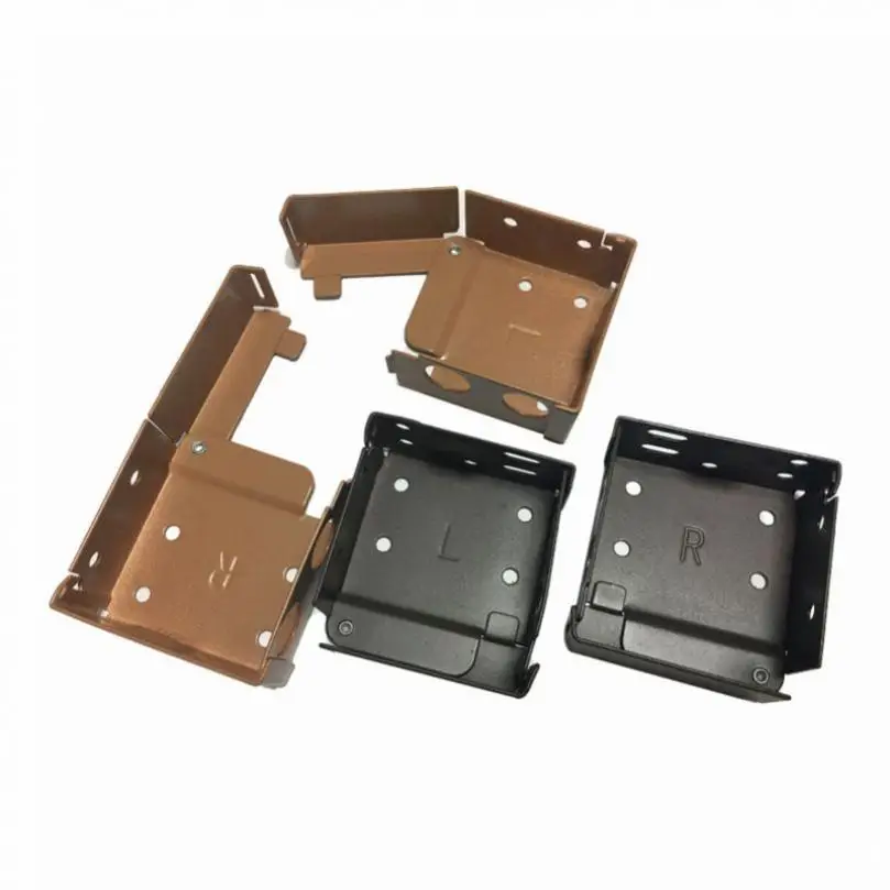Window Blinds Bracket 2pcs Box Mounting Bracket 1 Set for 2 Inch High Rail Venetian Blinds Head Track End Cover Holders Window Blinds Head Rail