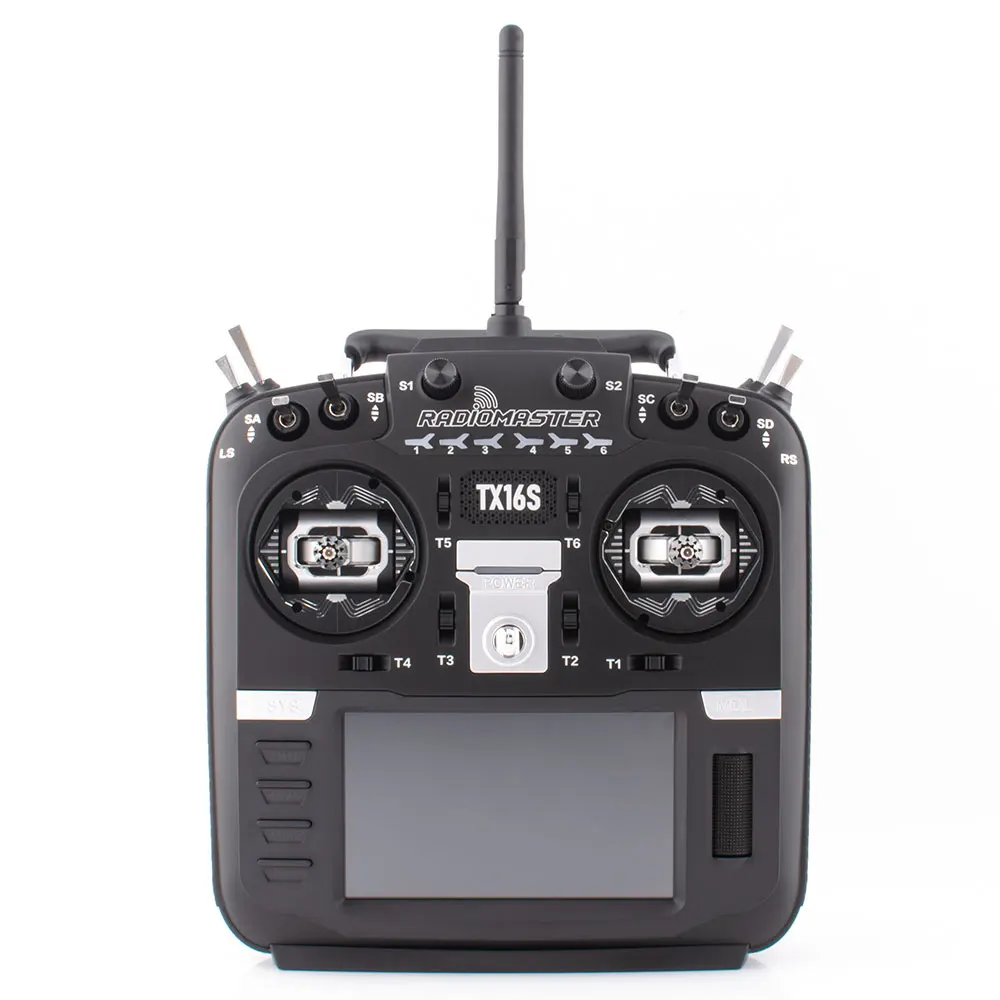 

RadioMaster TX16S MKII V4.0 With AG01 CNC Hall Gimbals 16CH 2.4G Transmitter Remote Control