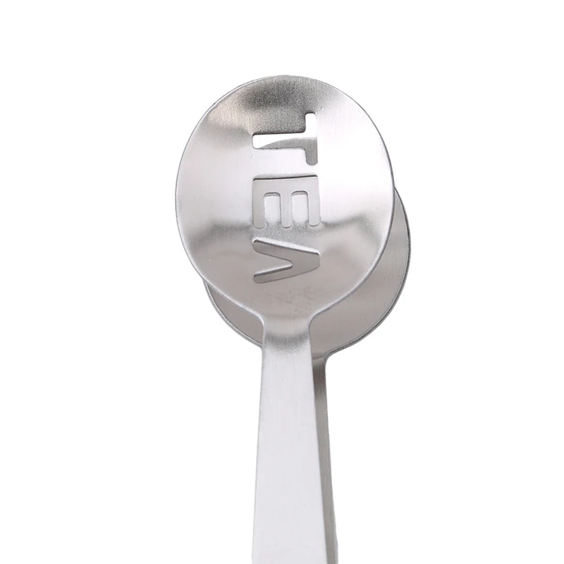Tea Bag Tongs Reusable Stainless Steel Teabag Squeezer Strainer Holder Grip Metal Spoon Mini Sugar Clip Tea Leaf Strainer Tool