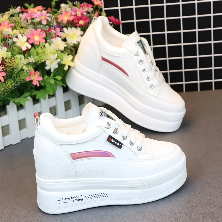 Scarpe da donna che aumentano l'altezza 10CM tacchi primavera