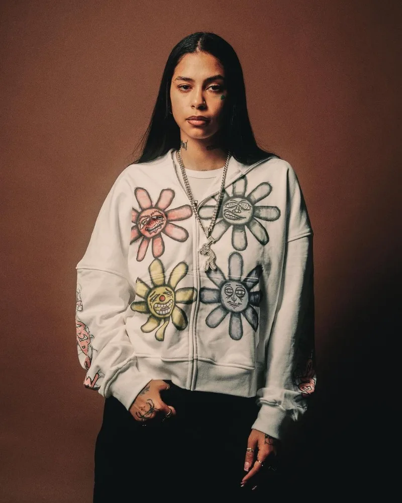 

Европейские, американские уличные модная толстовка на молнии для пары Y2k Harajuku Модная брендовая Повседневная Толстовка большого размера с мультяшным принтом