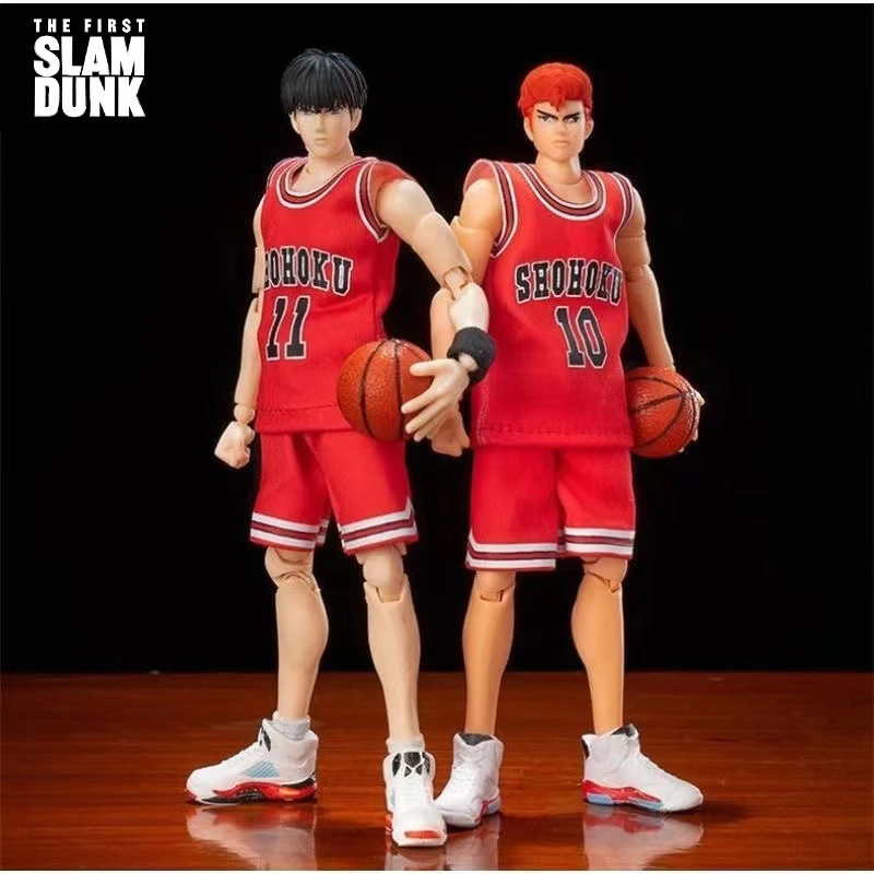 

2023New 17cm Anime Slam Dunk Rukawa Kaede Mitsui Hisashi PVC Model Collection SHF Action Figure Hobbies Collection Toys Gift