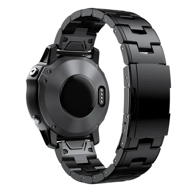Garmin Titanium Quick Fit Metal Watch Band Bracelet - 22mm & 26mm