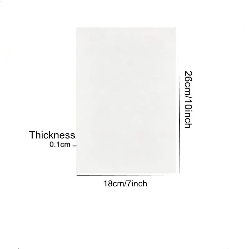 20 Sheets Ceramic Fiber Square Microwave Kiln Glass Fusing Paper High Temperature Insulation