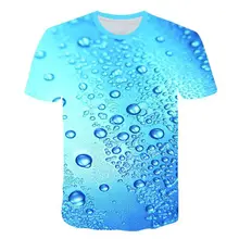 Summer New Round Neck Men's And Women's 3D Beer Printed T-Shirt Fun Short Sleeve T-Shirt Male Casual Oversized Tops 