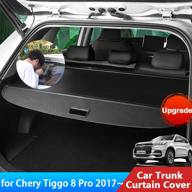 

for Chery Tiggo 8 Pro 2023 2022 2021 PLUS 2020 2019 2018 2017 Accessorie Trunk Curtain Mat Rear Curtain Retractable Anti-peeping