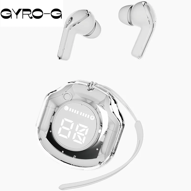 New air39 transparent fashion enc noise canceling bluetooth 5 3 earbuds