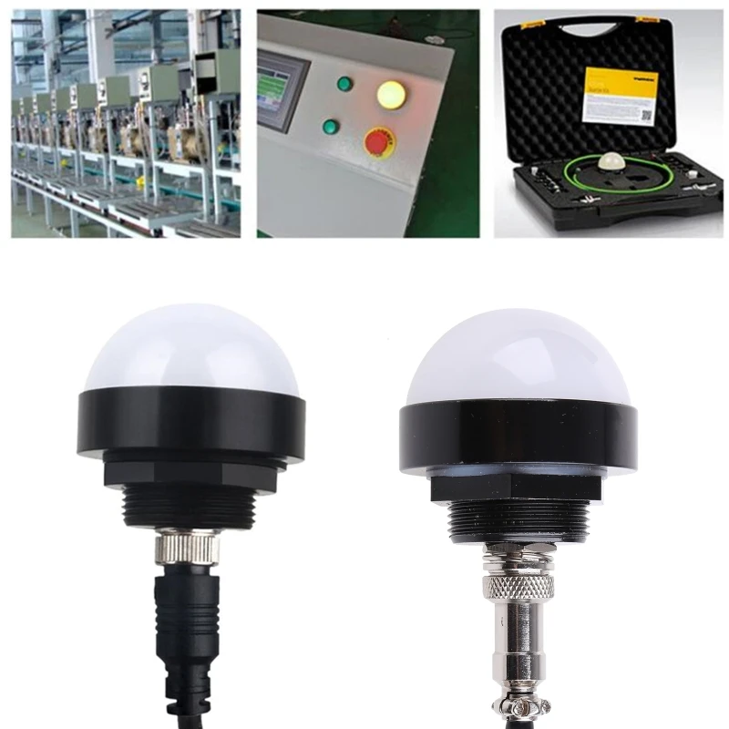 Easy Installation 24V 3W Tricolor Warning Light Multifunctional Light Security Gate Alarm