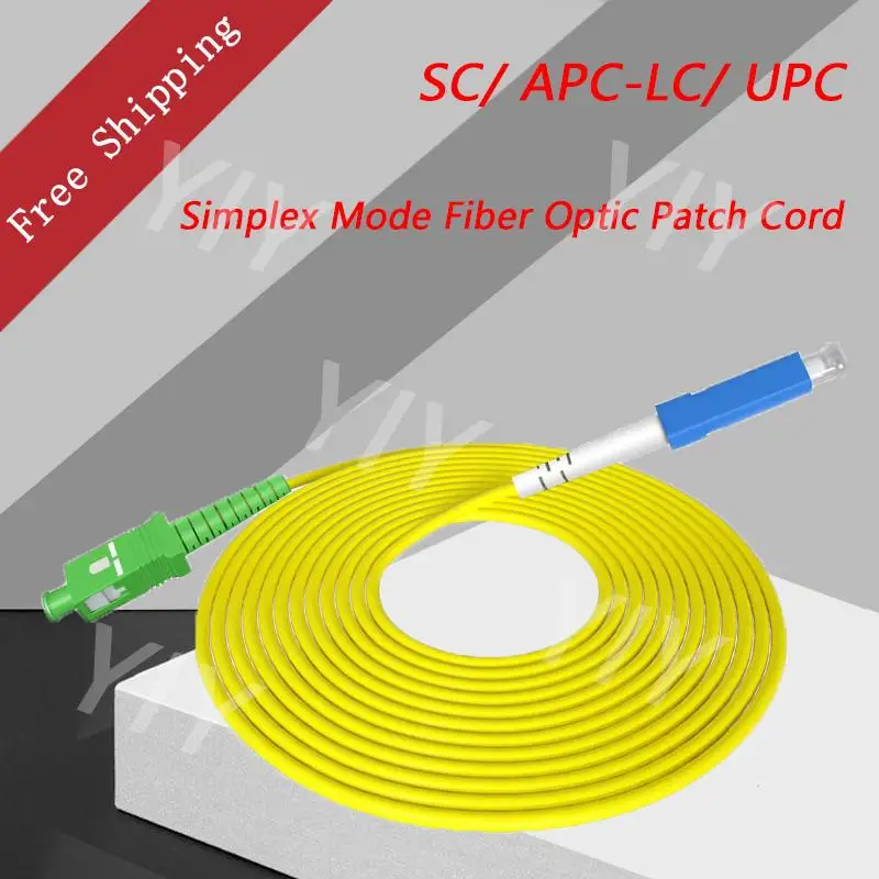 Lc/Upc-Sc/Apc Simplex Fiber Patch Cord Conversion Patch Fiber Short Pigtail Upc To Apc Single Mode Sm Fiber Patch Cord
