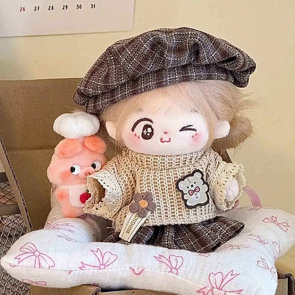 1 Set Princess Skirt 10cm Cotton Doll's Clothes Strap Pants Toy Accessories Cotton Doll Outfit Dress Mini Multi Color