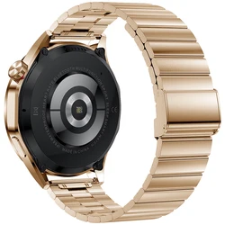 Elegant Stainless Steel Strap - Premium Metal Band Bracelet (20mm/22mm) - 22mm (Rose gold)