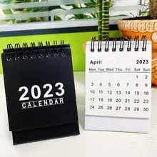 2023 małe kalendarz biurkowy minimalistyczny styl jednolity kolor 2023 kalendarz biurkowy 2023 kalendarz biurkowy tabela z kalendarzem do dekoracji domu tanie tanio CN (pochodzenie) Drukowany kalendarz Kalendarz stołowy Paper Stand Calendar Office Supplies School Stationery Agenda Organizer
