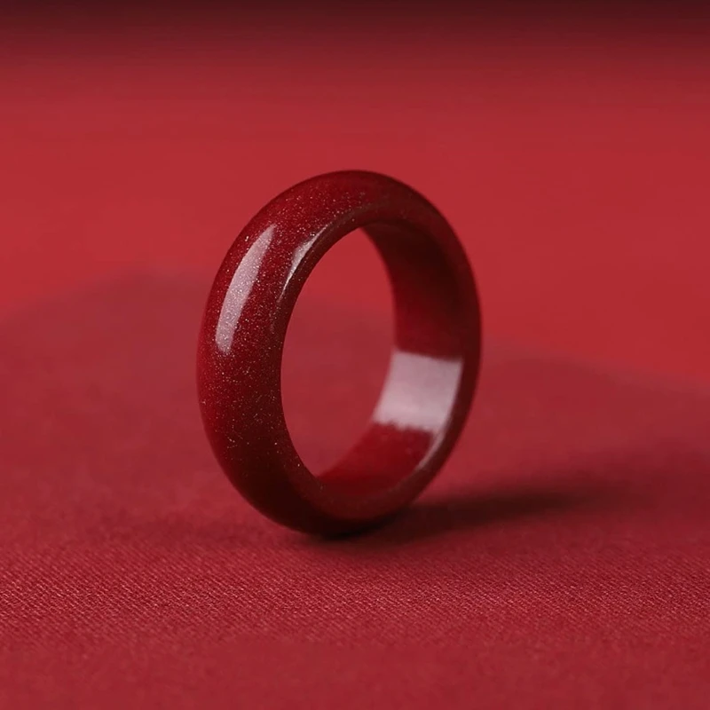 Feng Shui Lucky Rings Red Cinnabar Feng Shui Rings Attract Wealth Money Rings 5