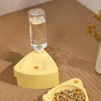 Pet Bowl With Water Feeder Food Storage Water Dispenser and Removable Food cat Bowl Folded Cheese Bowl Small Medium pet supplies 5