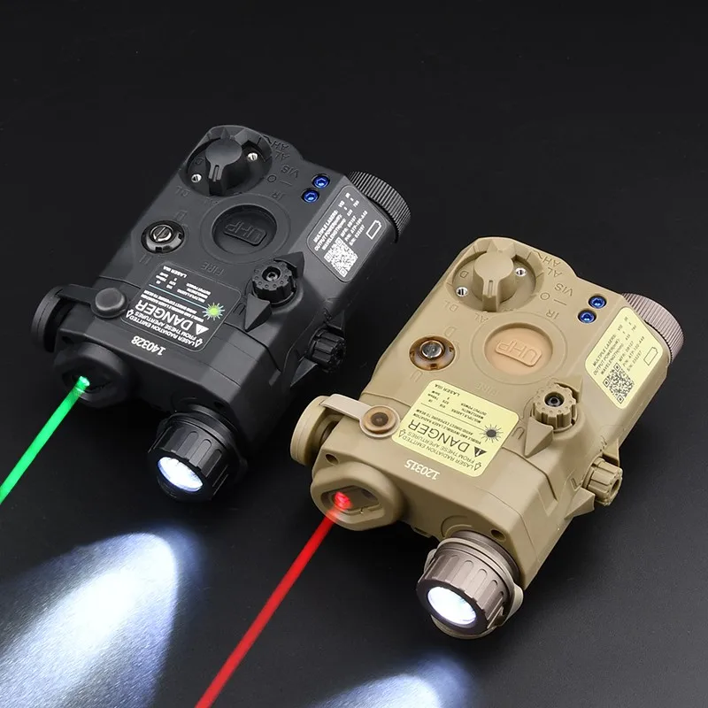 

WADSN Airsoft Tactical PEQ-15 Aiming Red Dot Green Blue IR Laser White LED Scout Light Hunting Weapon Accessory For 20mm Rail