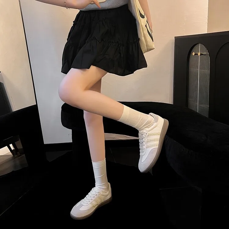 

Балетки из натуральной кожи для весны и лета, удобные и дышащие туфли на плоской подошве, повседневные спортивные туфли sh