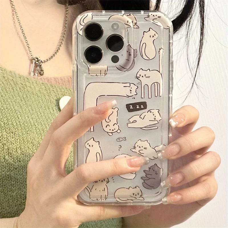 thumbnail image 1 of Funda de silicona suave transparente con diseño de tortuga de dibujos animados de verano para iPhone 16, 15, 14, 7, 8 Plus, XS, X, XR, 14, 13 Pro Max, 13, 12 Pro Mini, 1 of 5