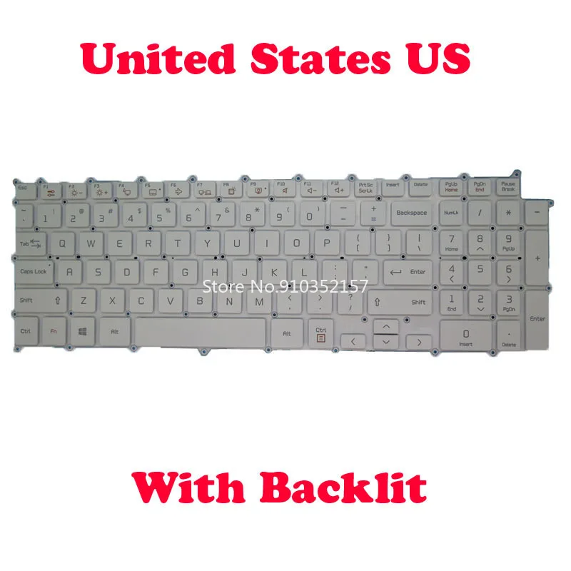

Клавиатура с подсветкой для ноутбука LG AEW74089812 19A6A-US AEW74089802 19A6B-US