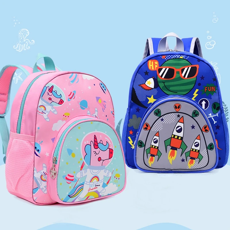 

Children's Rainbow Schoolbag Kids Unicorn Cartoon Backpack Kindergarten Primary School Backpacks Trendy Waterproof Bookbag