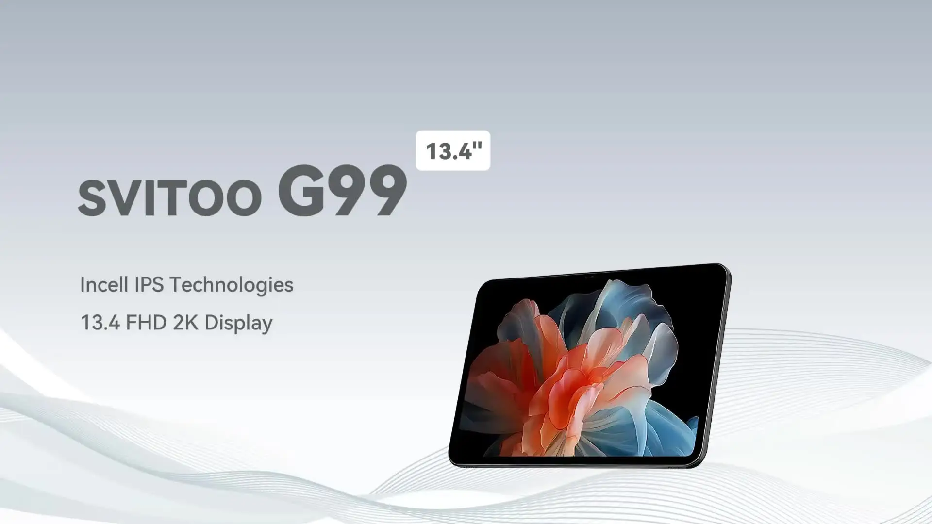 SVITOO Tablet Android 15 2025 13 Inch FHD 90Hz MediaTek G99 8GB