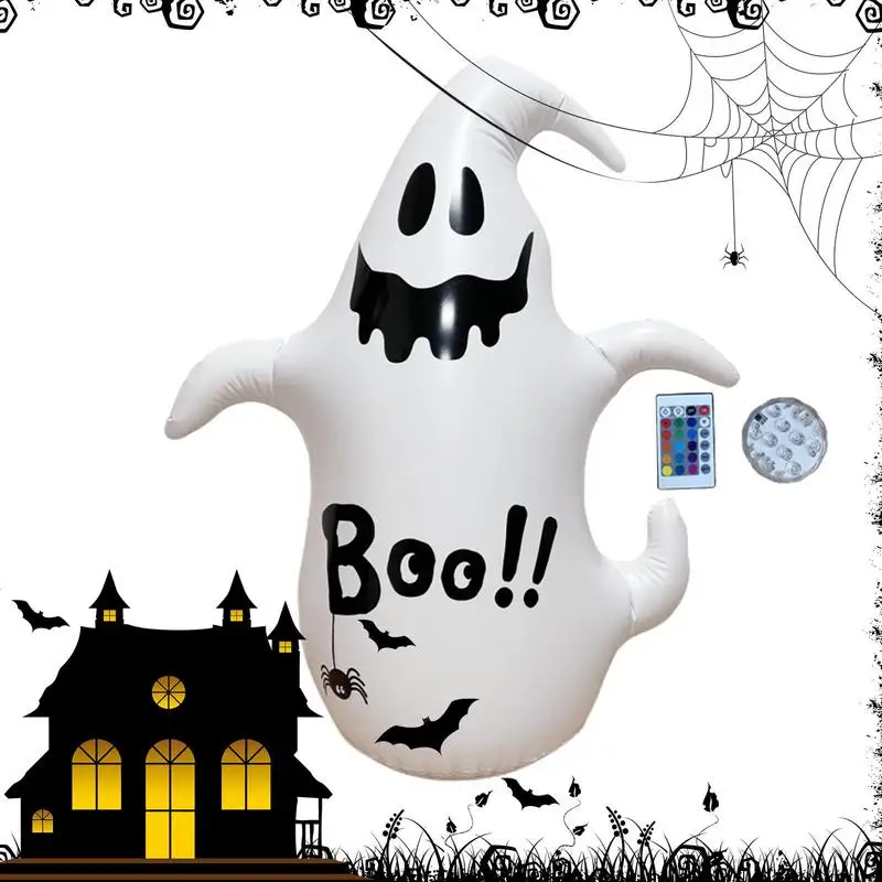 

Надувной призрак на Хэллоуин, надувной призрак, многоразовый Декор на Хэллоуин, надувной двор, украшение для входа